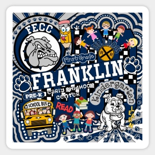 Franklin Collage Sticker